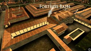 Animation of ancient Roman Fort in Caerleon Wales [upl. by Antonin]