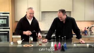 How to make a frappé coffee using an aerolatte milk frother [upl. by Larrie]