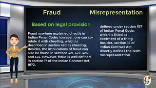 What is Difference Between Fraud amp Misrepresentation [upl. by Raouf237]