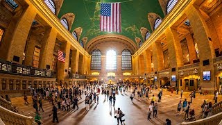 Walking Tour of Grand Central Terminal — New York City 【4K】🇺🇸 [upl. by Annekcm478]