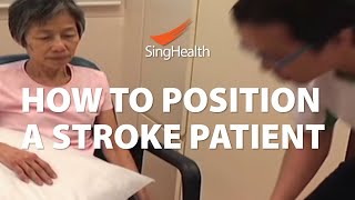 How To Position A Stroke Patient [upl. by Henrik]