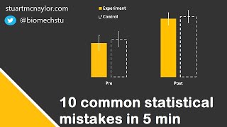 Ten Statistical Mistakes in 5 Min [upl. by Rennane]