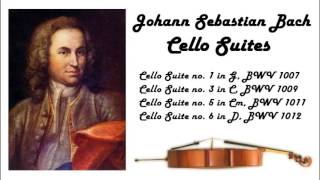 Johann Sebastian Bach  Cello suites in 432 Hz great for reading or studying [upl. by Bettencourt]